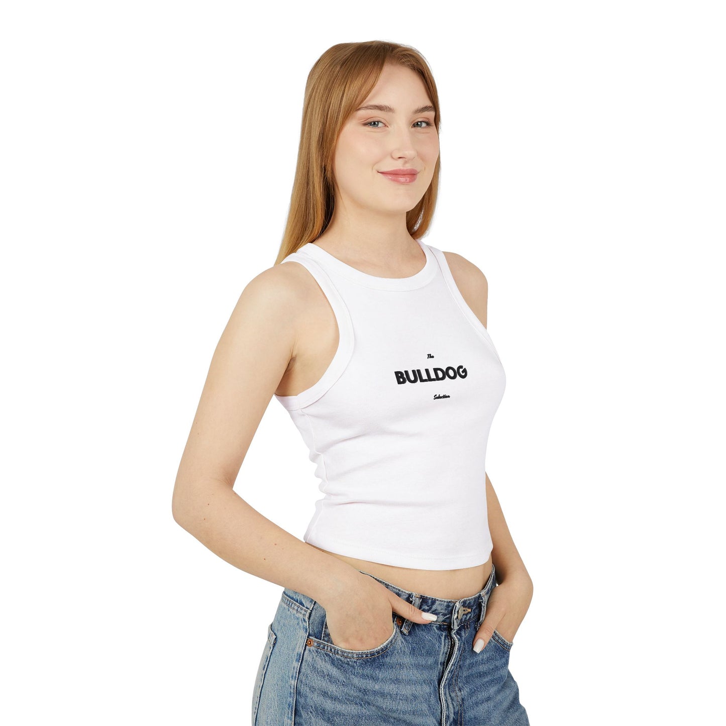 "The Bulldog Selection" Women's Micro Rib Tank Top