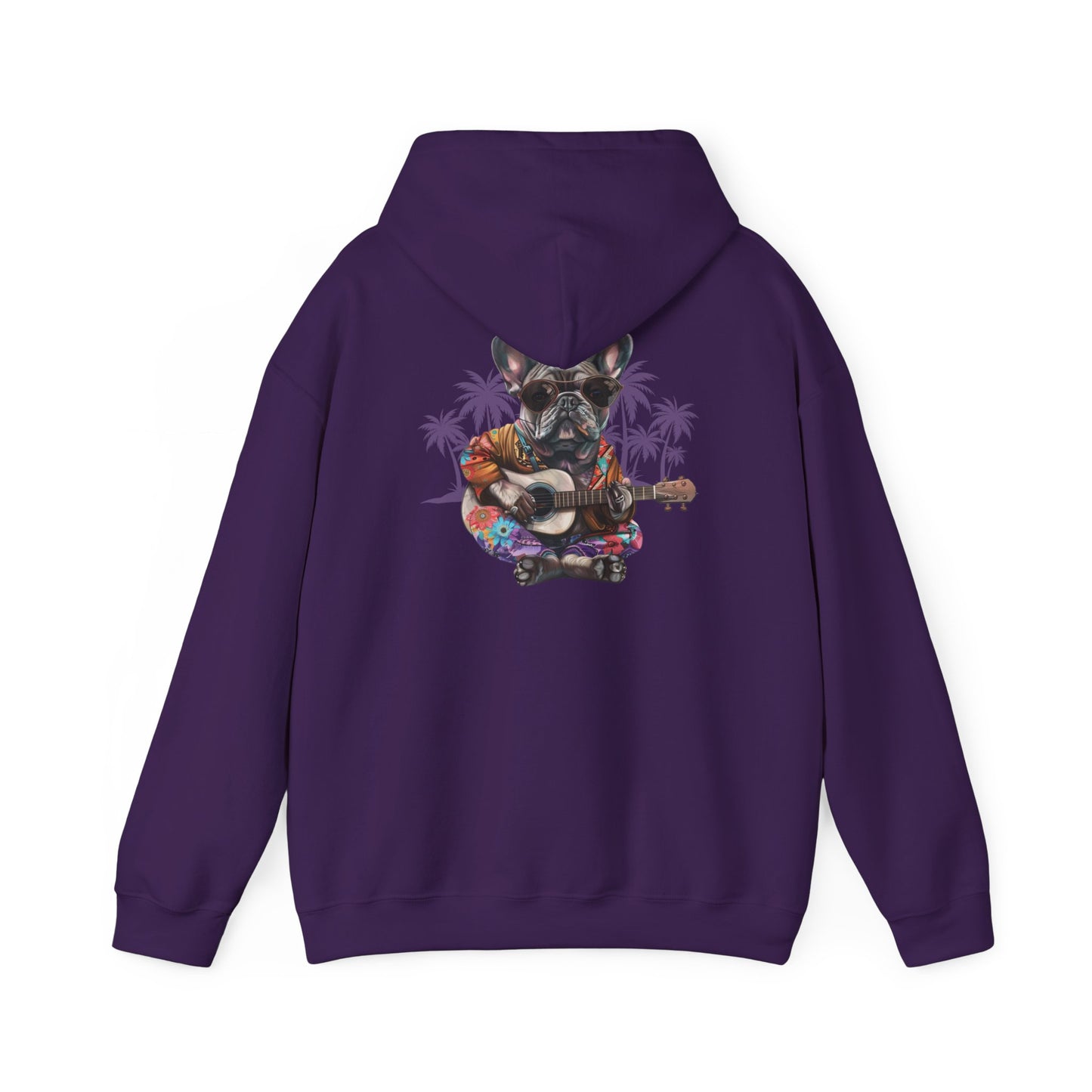 Palm Tree Chillin' French Bulldog Hoodie