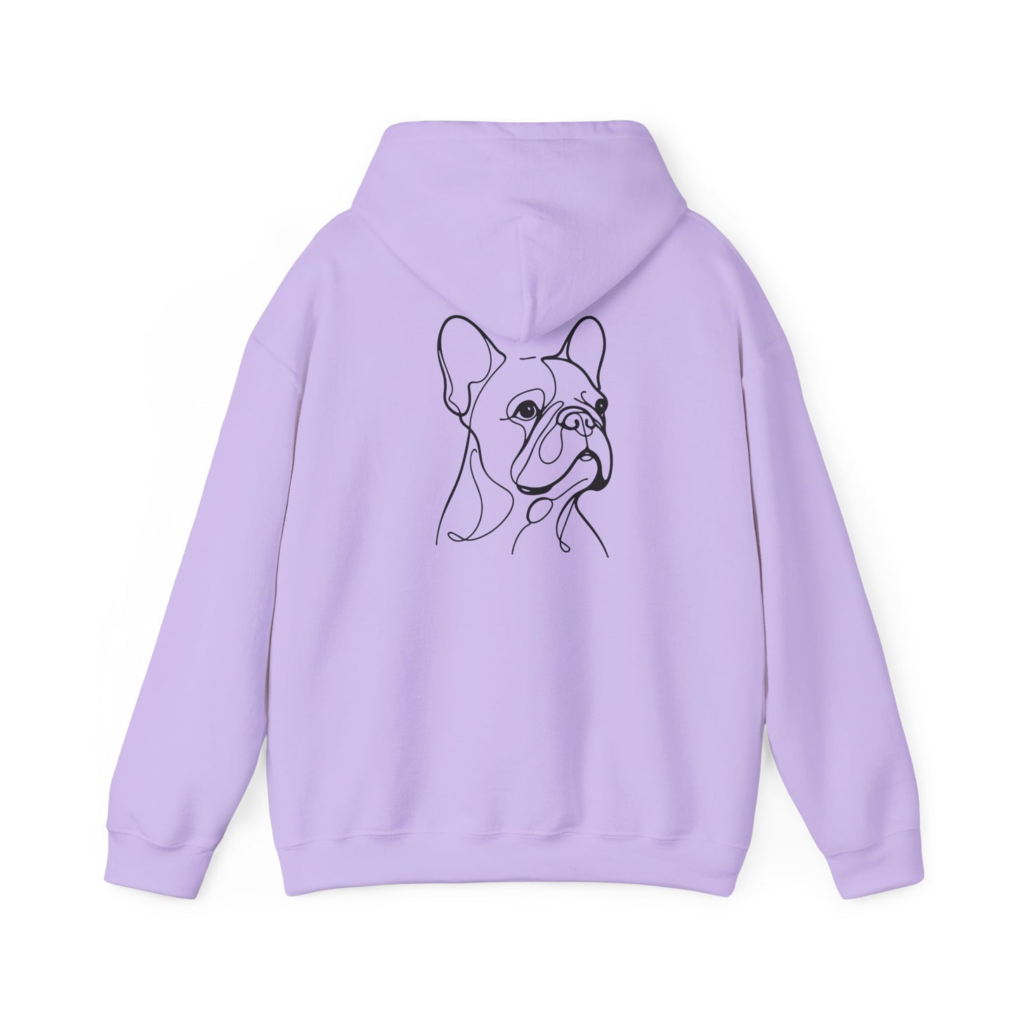 French Bulldog Elegant Drawing Hoodie