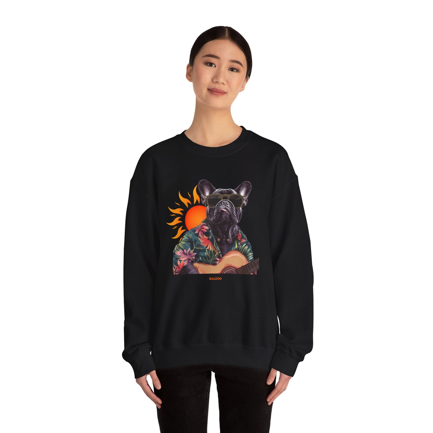 Vibe on 10 French Bulldog Crewneck Sweatshirt