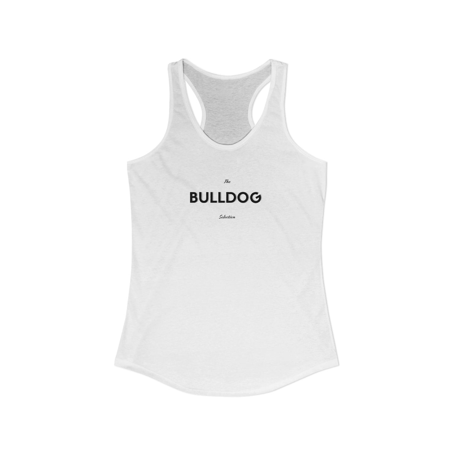 "The Bulldog Selection" Women's Racerback Tank