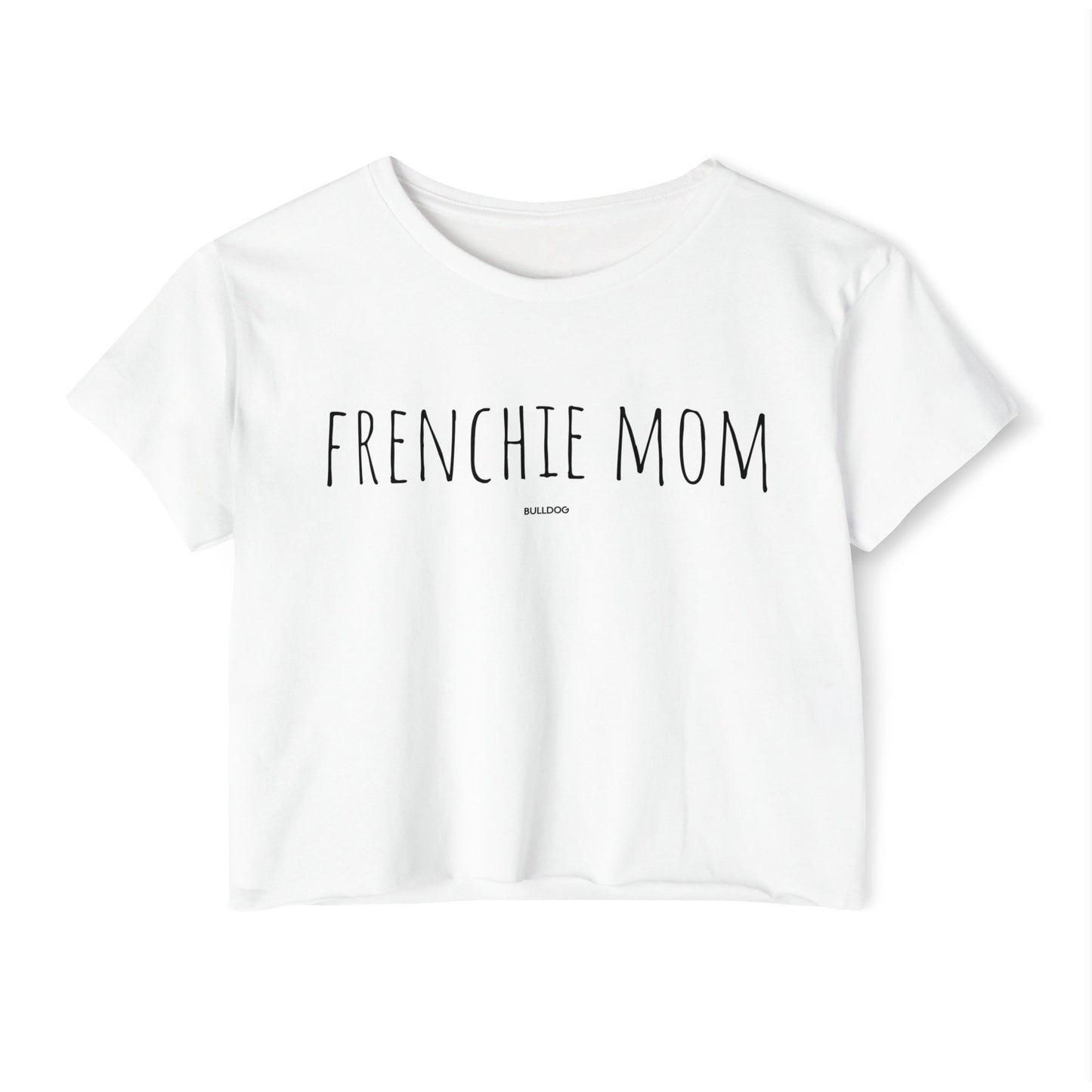 "Frenchie Mom" Women's Festival Crop Top