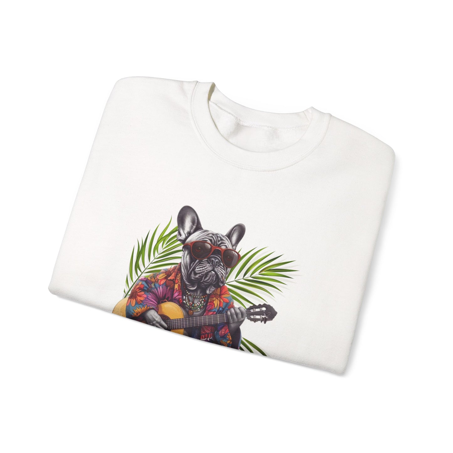 Shady Palm French Bulldog Crewneck Sweatshirt