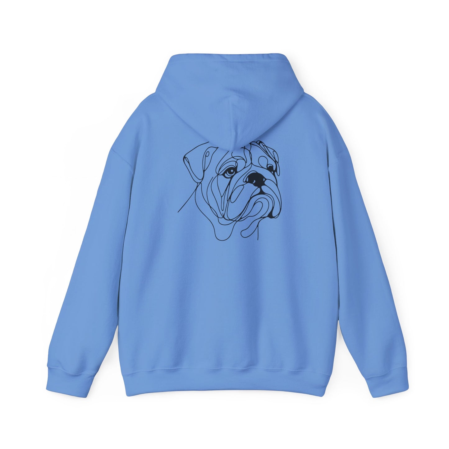English Bulldog Elegant Drawing Hoodie
