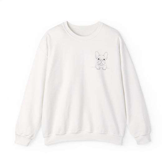 Frenchie in my Pocket Crewneck Sweatshirt