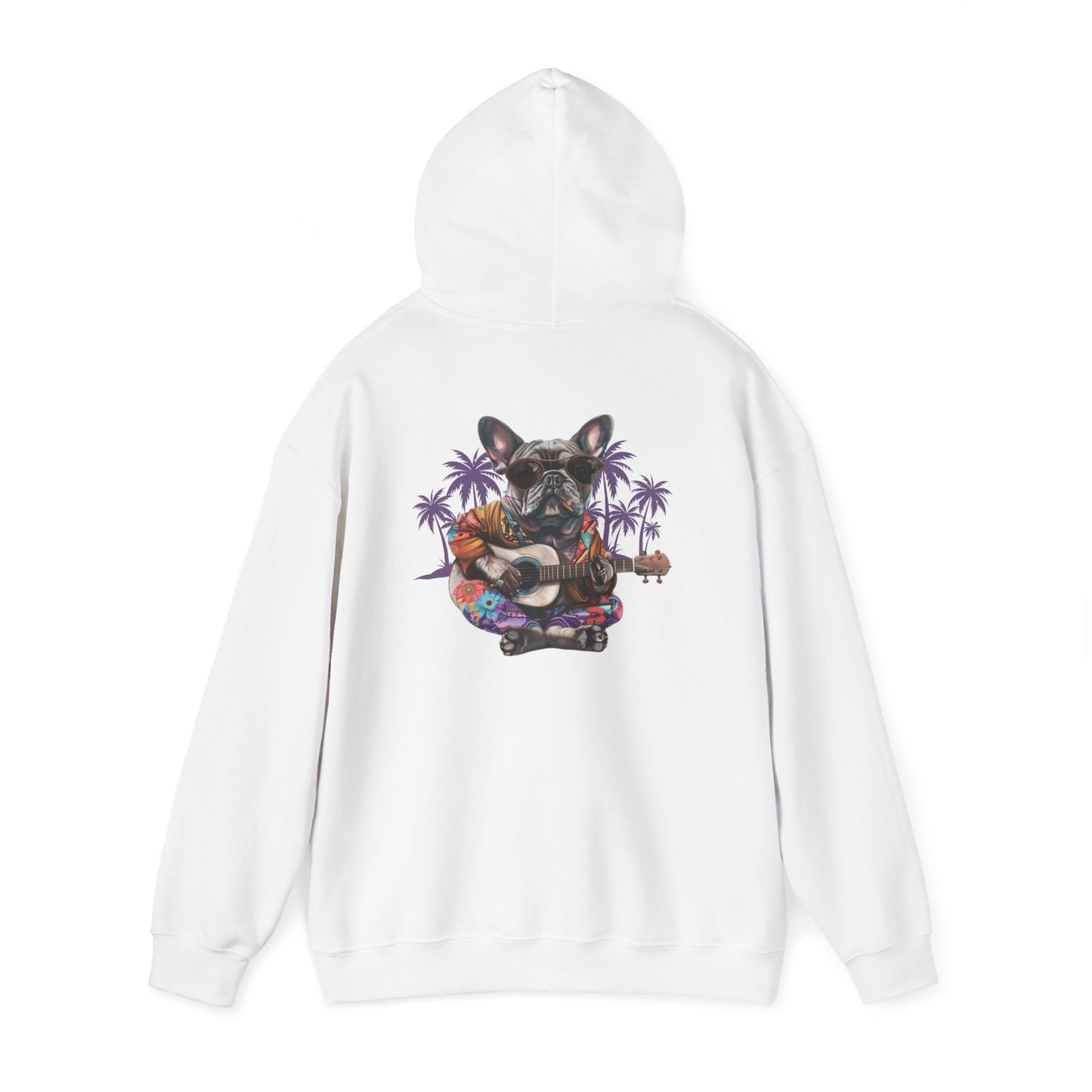 Palm Tree Chillin' French Bulldog Hoodie
