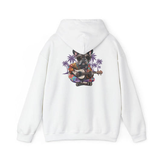 Palm Tree Chillin' French Bulldog Hoodie