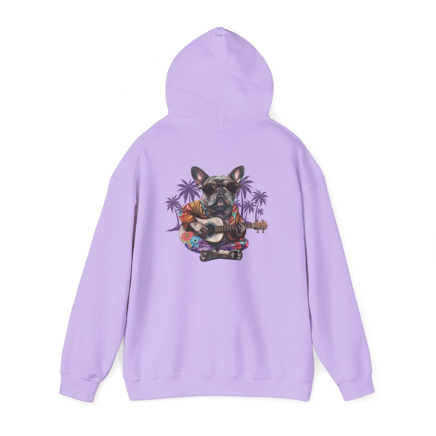 Palm Tree Chillin' French Bulldog Hoodie