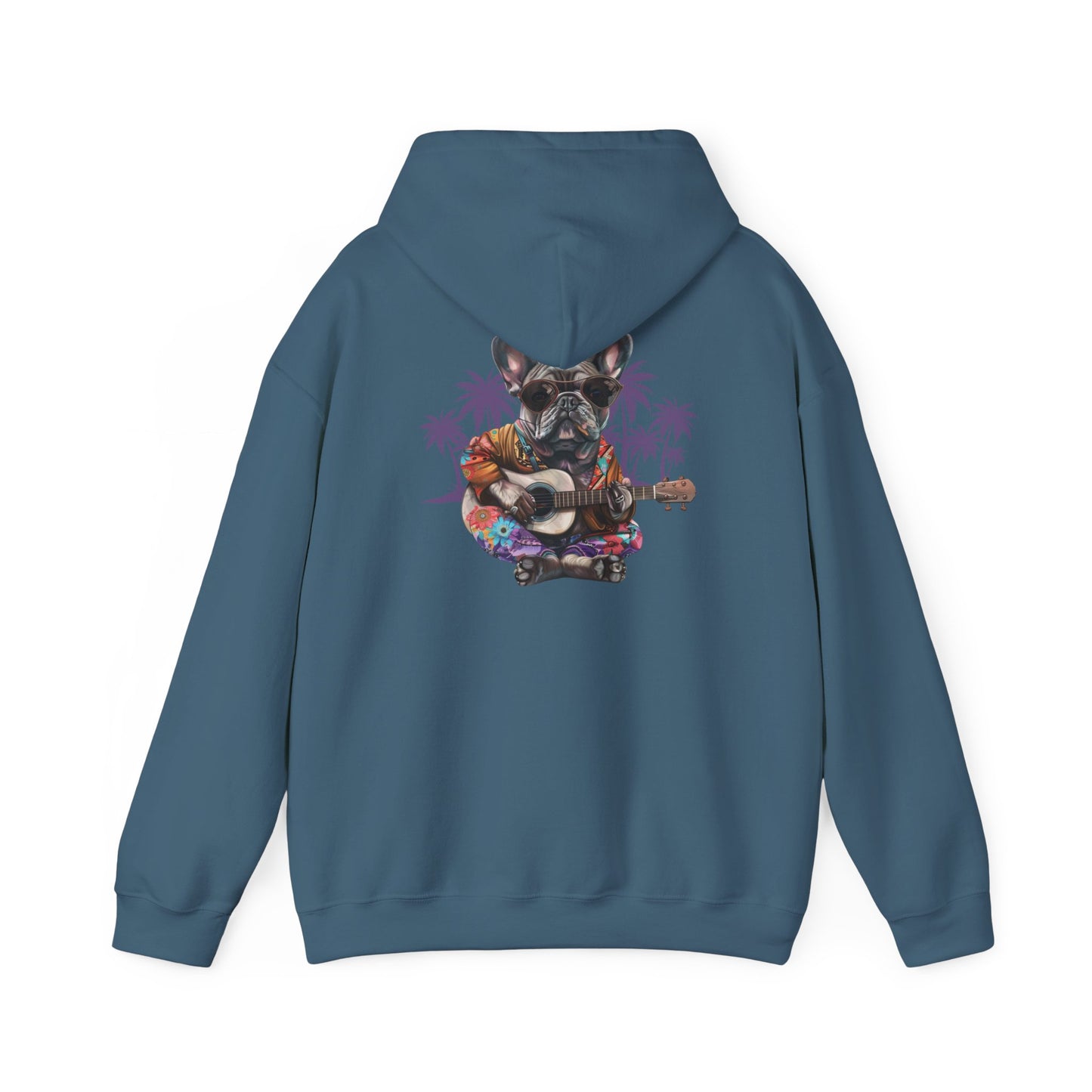 Palm Tree Chillin' French Bulldog Hoodie