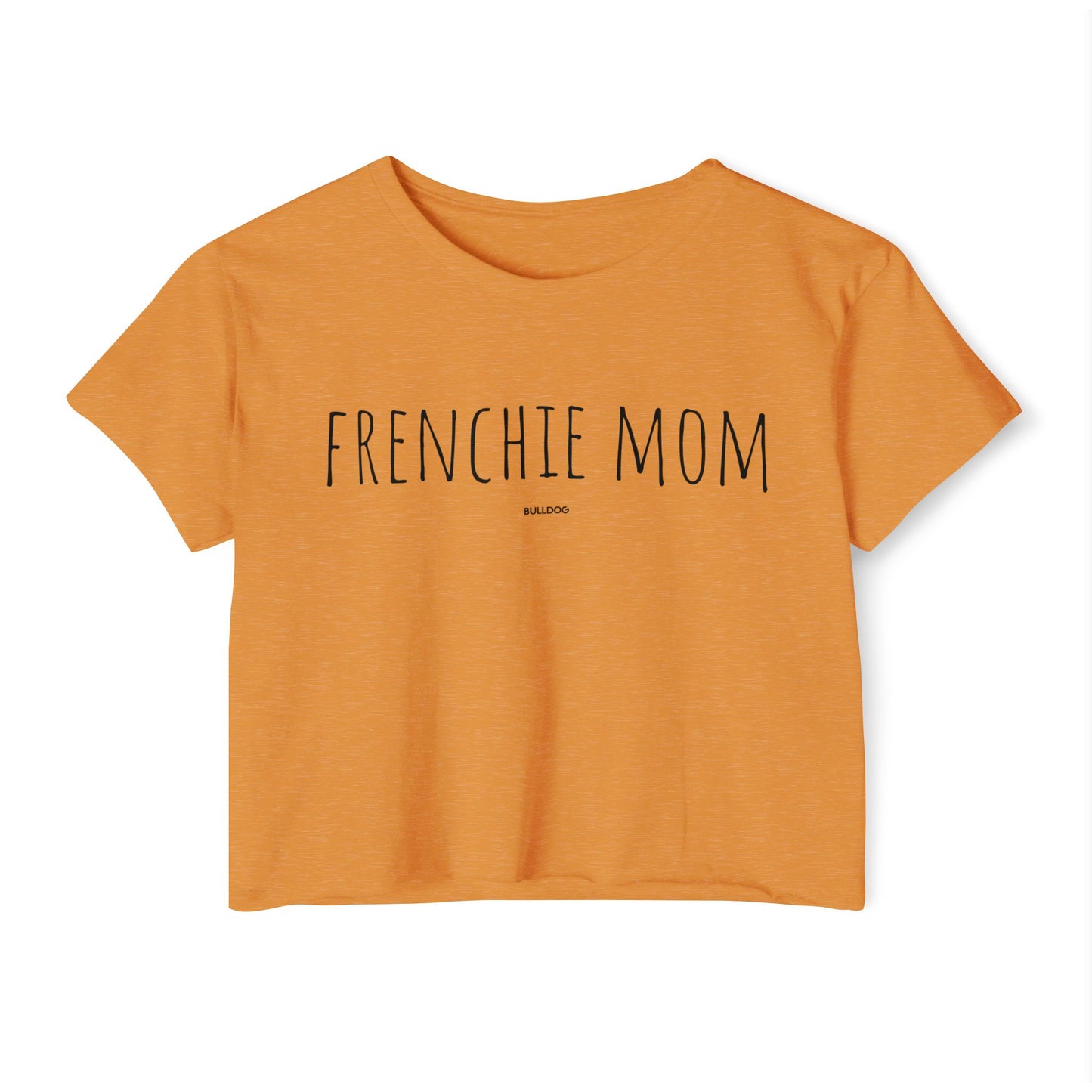 "Frenchie Mom" Women's Festival Crop Top