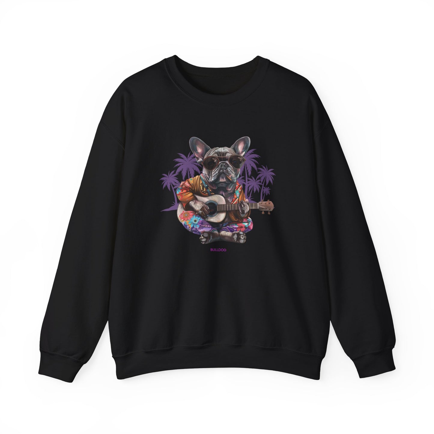 Palm Tree Chillin' French Bulldog Crewneck Sweatshirt