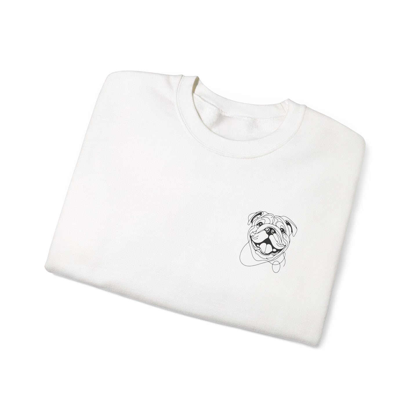 Cute Bulldog Crewneck Sweatshirt