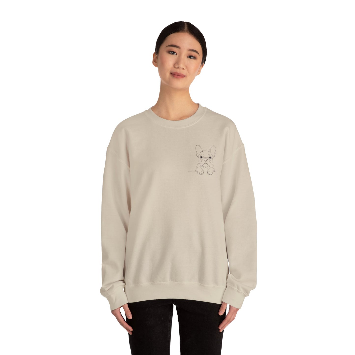 Frenchie in my Pocket Crewneck Sweatshirt