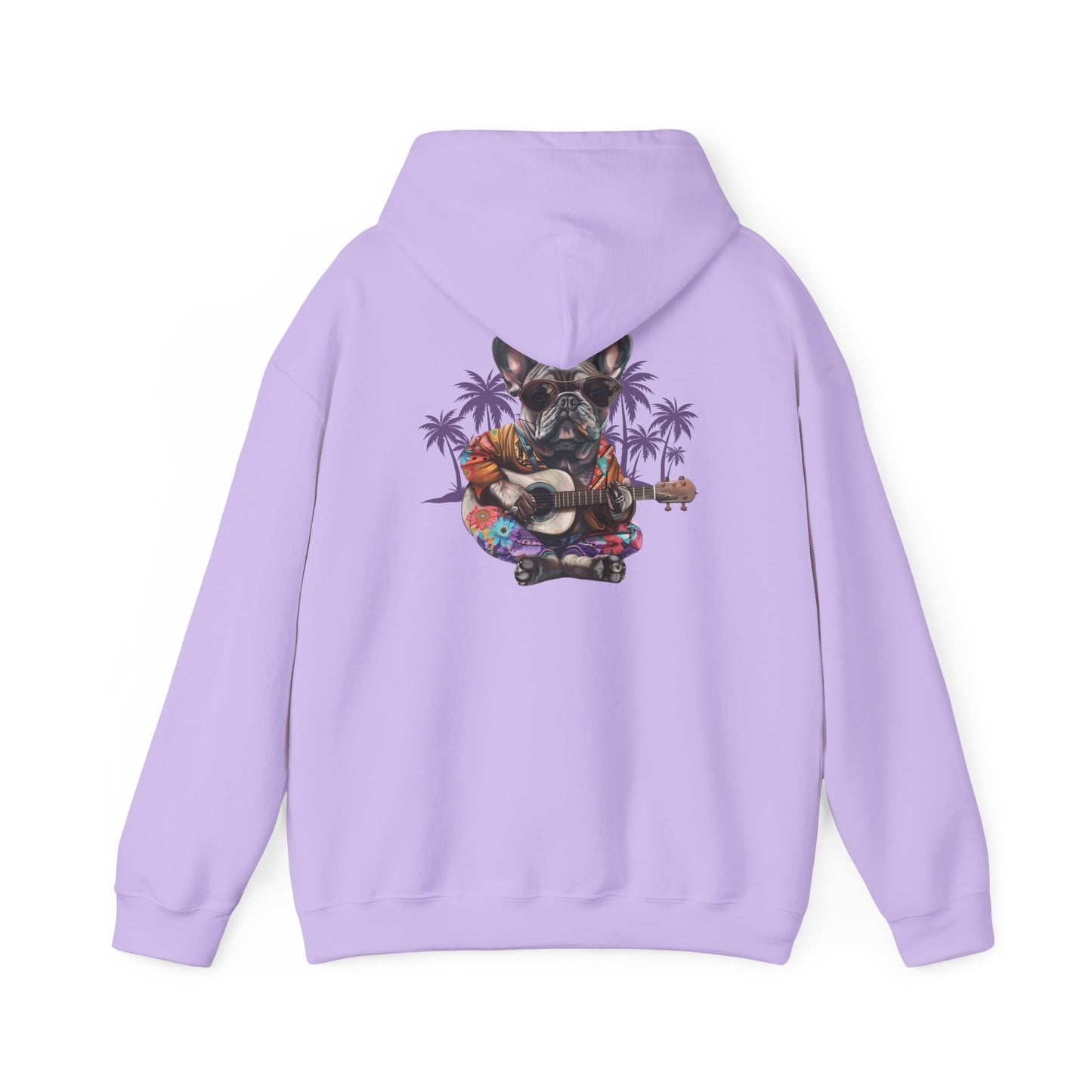 Palm Tree Chillin' French Bulldog Hoodie