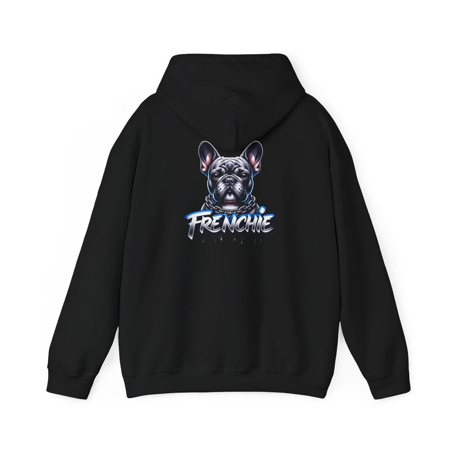 "Frenchie" Bulldog Chain Graphic Hoodie