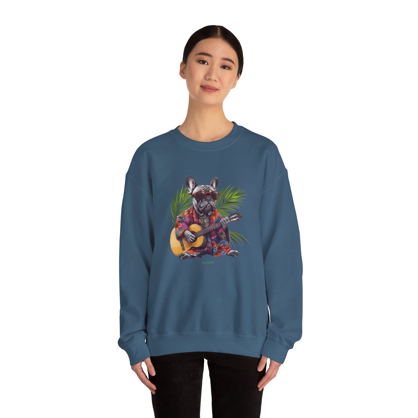 Shady Palm French Bulldog Crewneck Sweatshirt