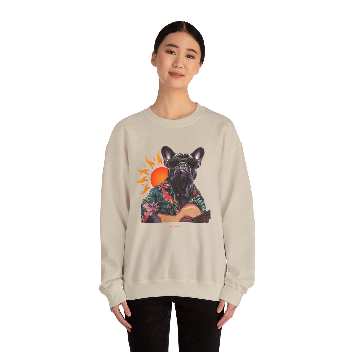 Vibe on 10 French Bulldog Crewneck Sweatshirt