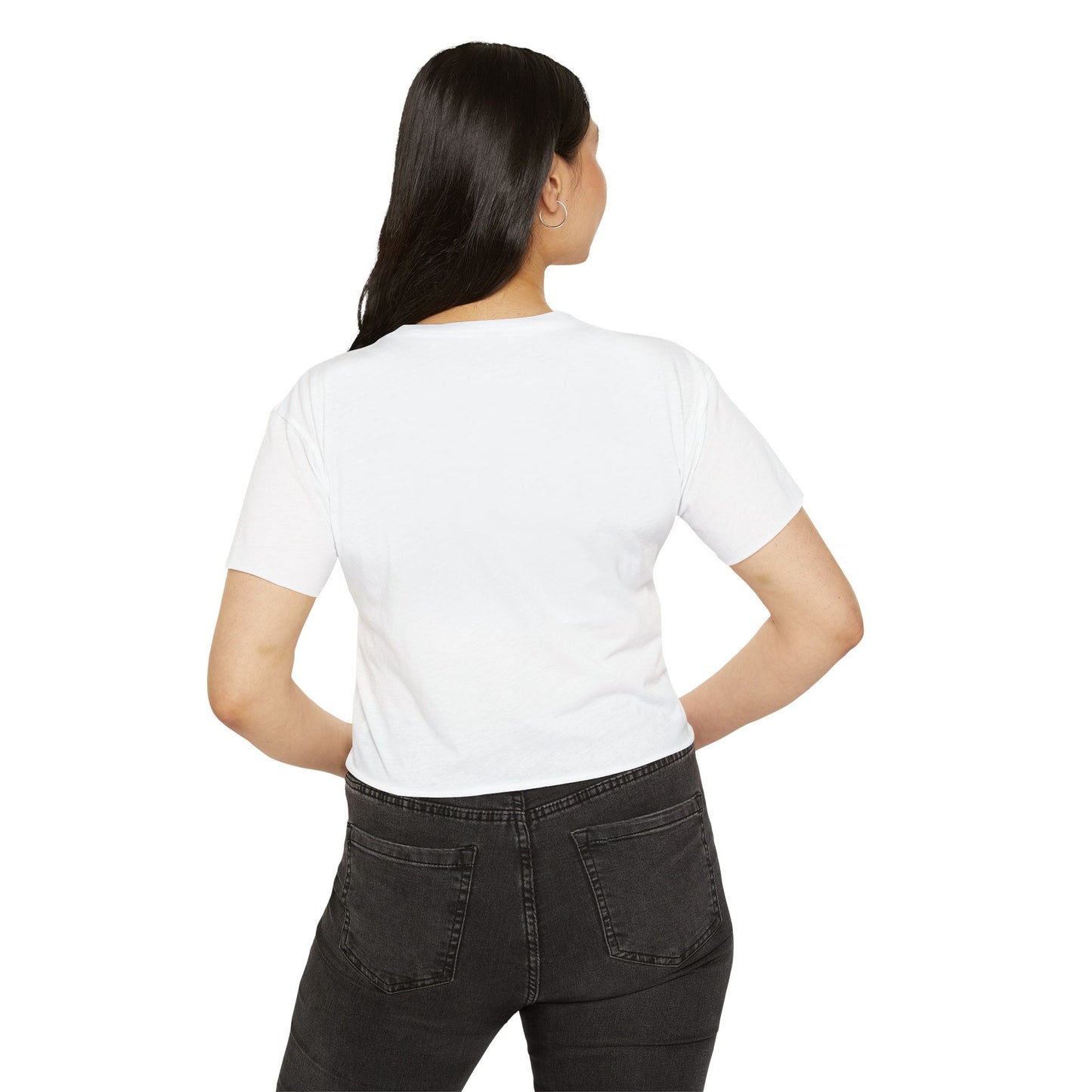 "Frenchie Mom" Women's Festival Crop Top