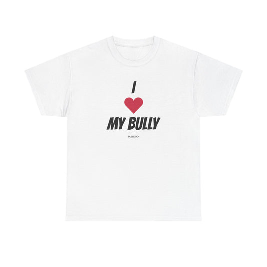 I Heart My Bully Bulldog T-shirt