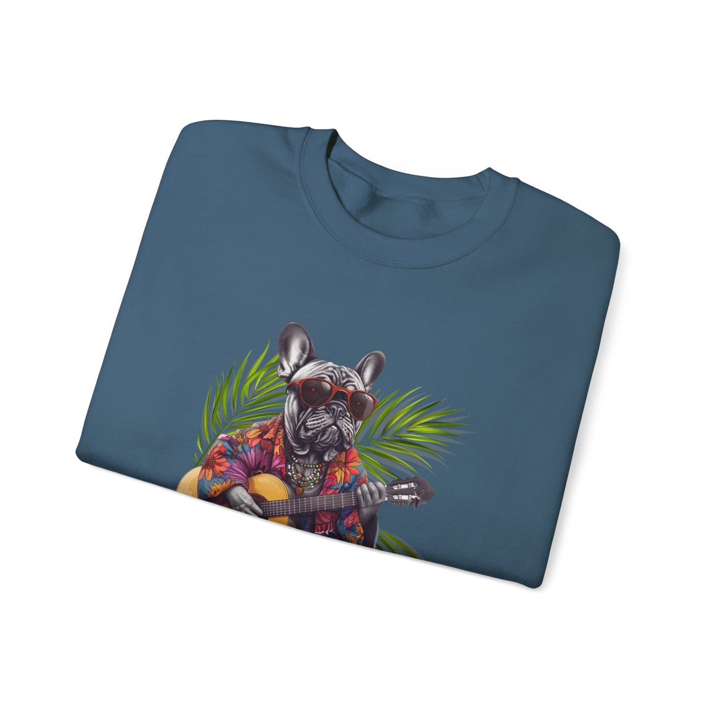 Shady Palm French Bulldog Crewneck Sweatshirt