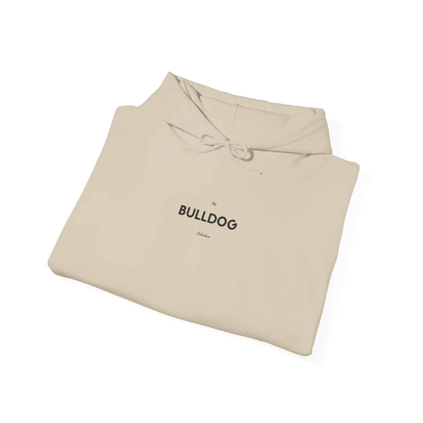 English Bulldog Elegant Drawing Hoodie