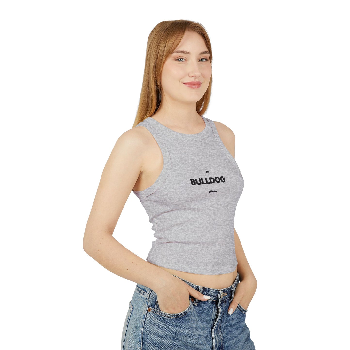 "The Bulldog Selection" Women's Micro Rib Tank Top