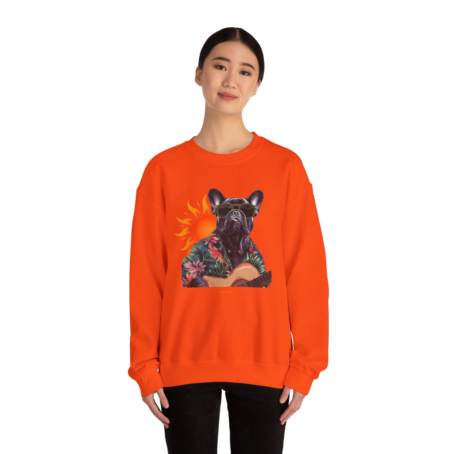 Vibe on 10 French Bulldog Crewneck Sweatshirt