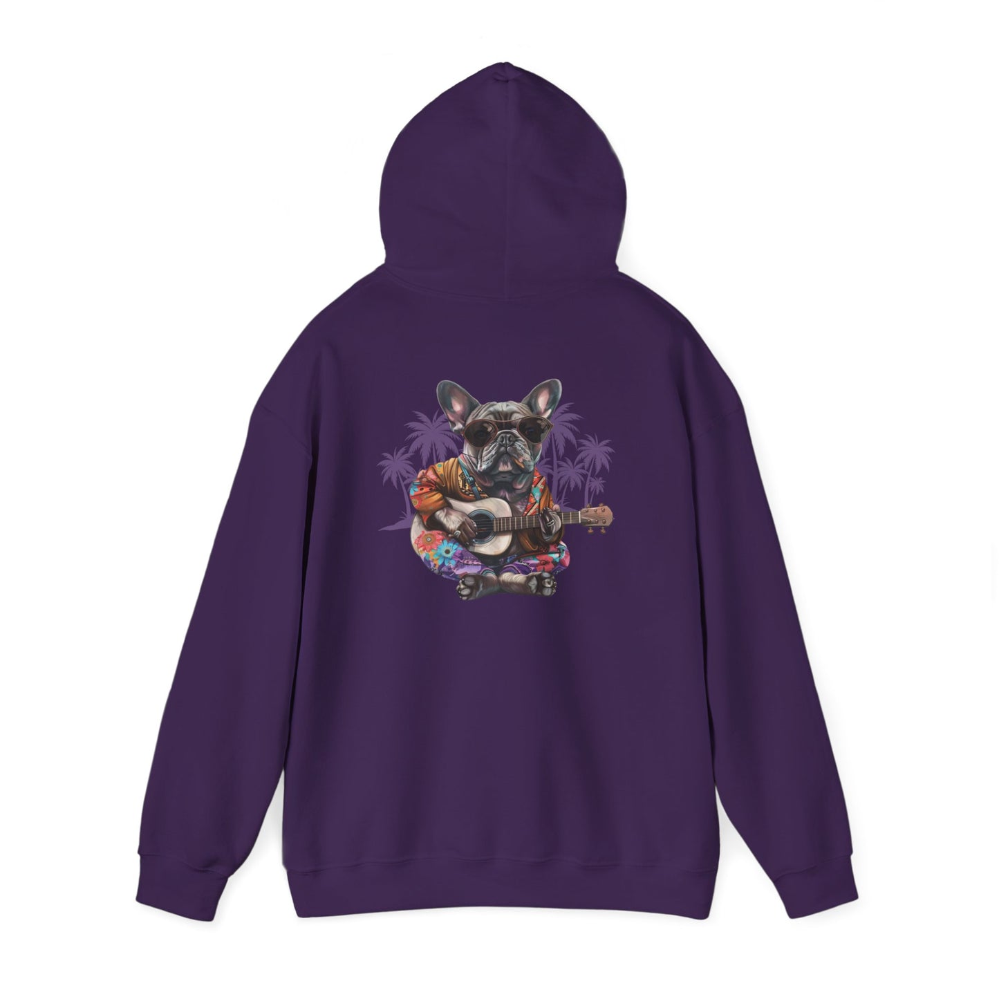 Palm Tree Chillin' French Bulldog Hoodie