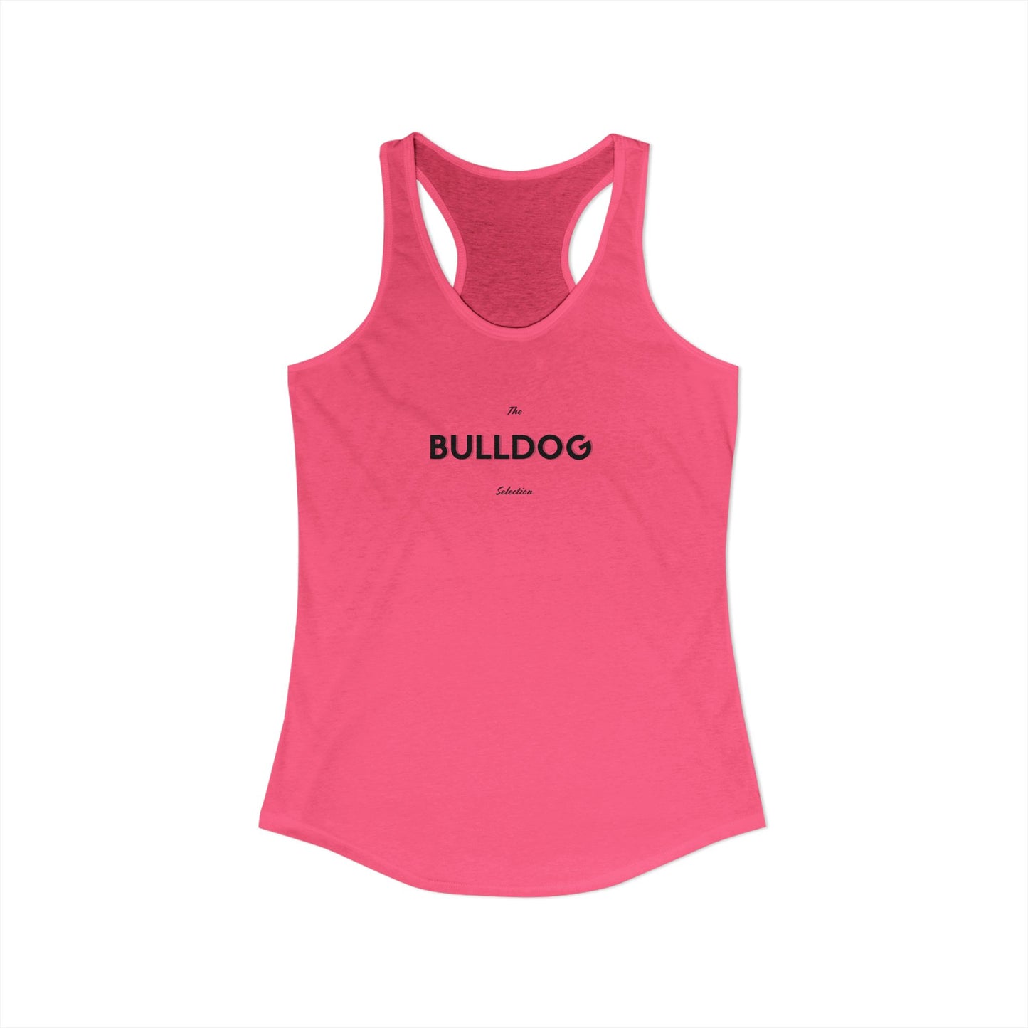 "The Bulldog Selection" Women's Racerback Tank