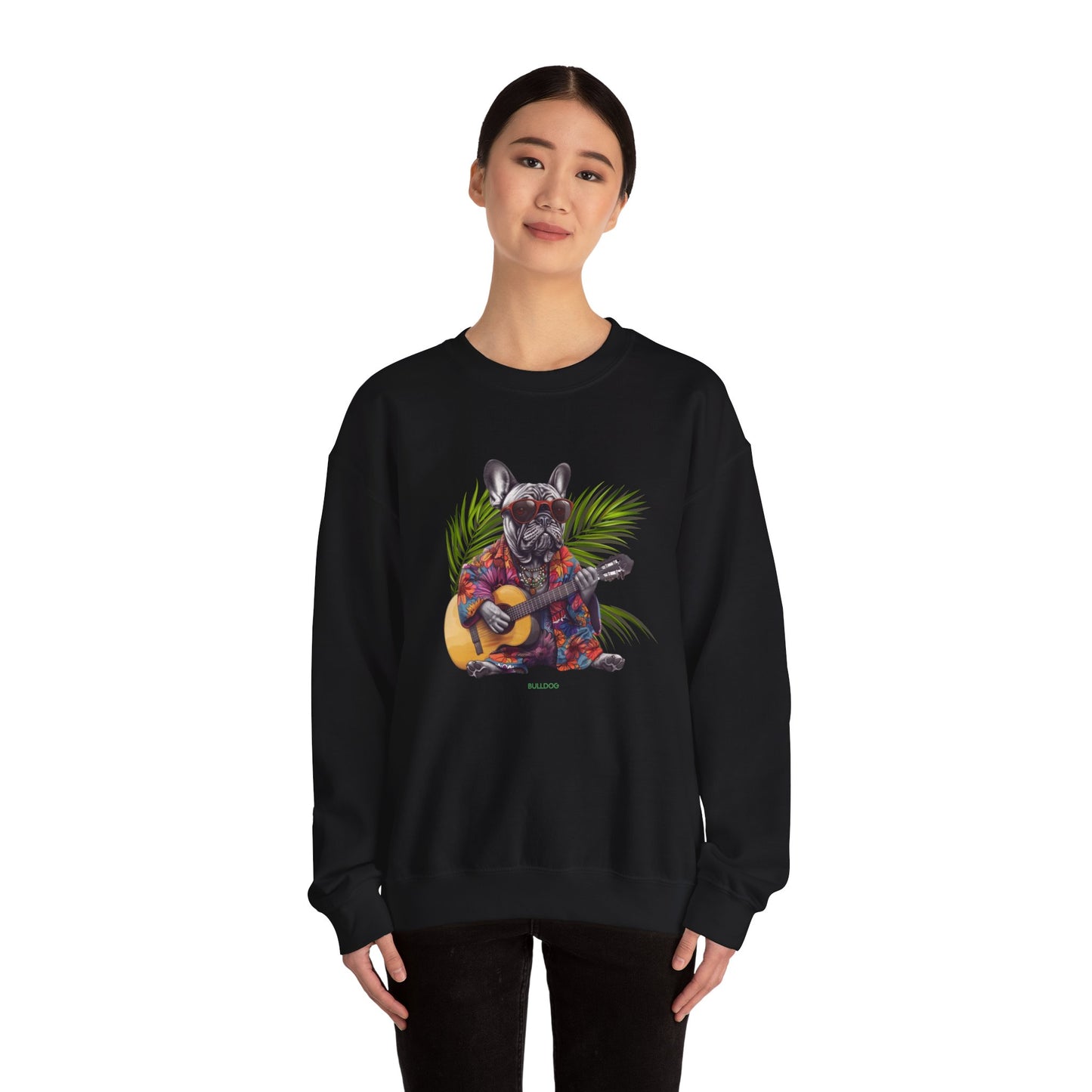 Shady Palm French Bulldog Crewneck Sweatshirt