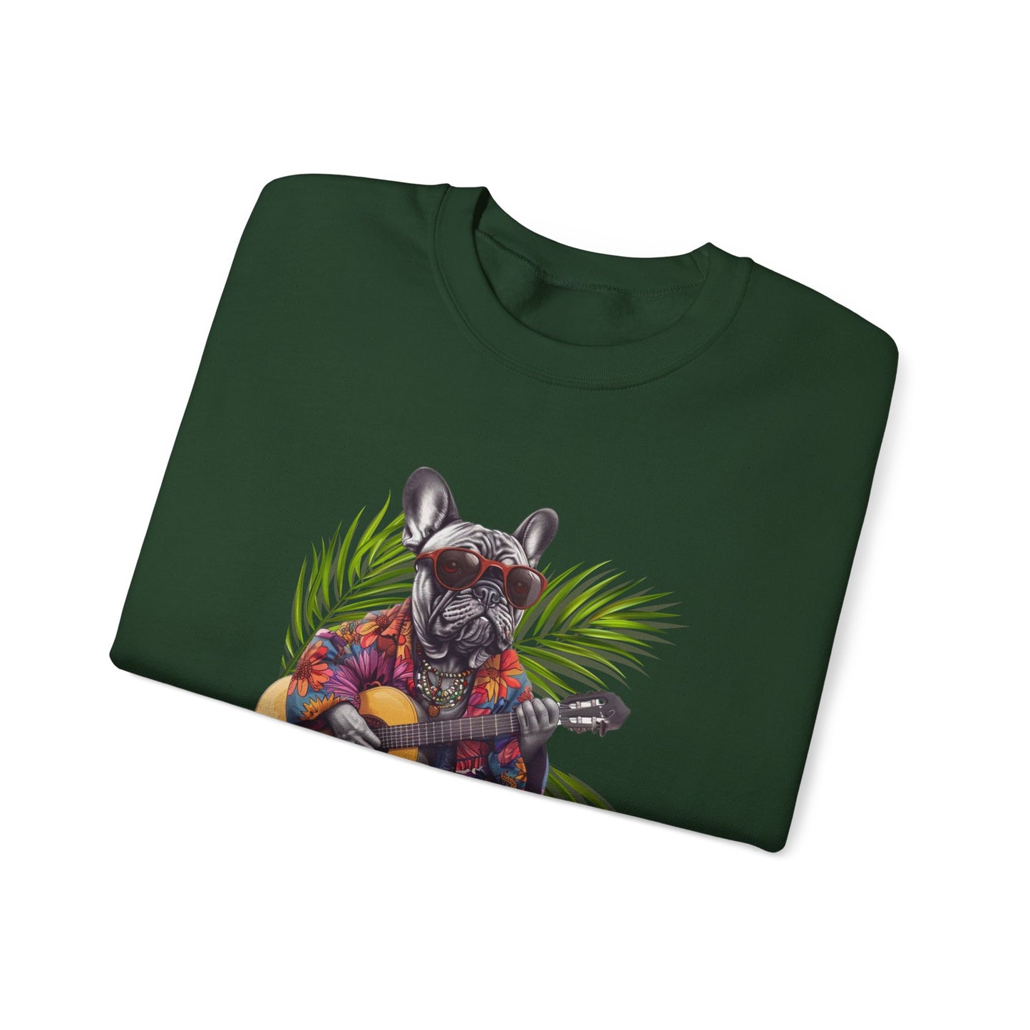 Shady Palm French Bulldog Crewneck Sweatshirt