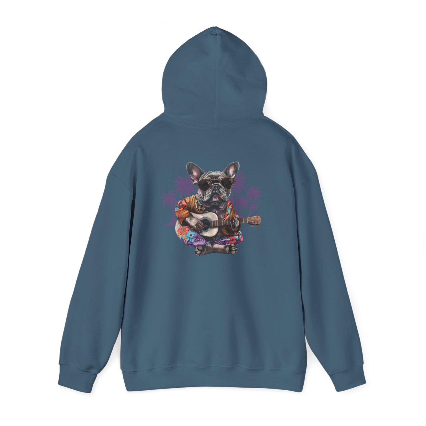Palm Tree Chillin' French Bulldog Hoodie