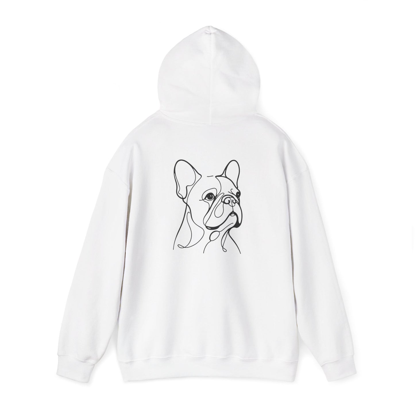French Bulldog Elegant Drawing Hoodie