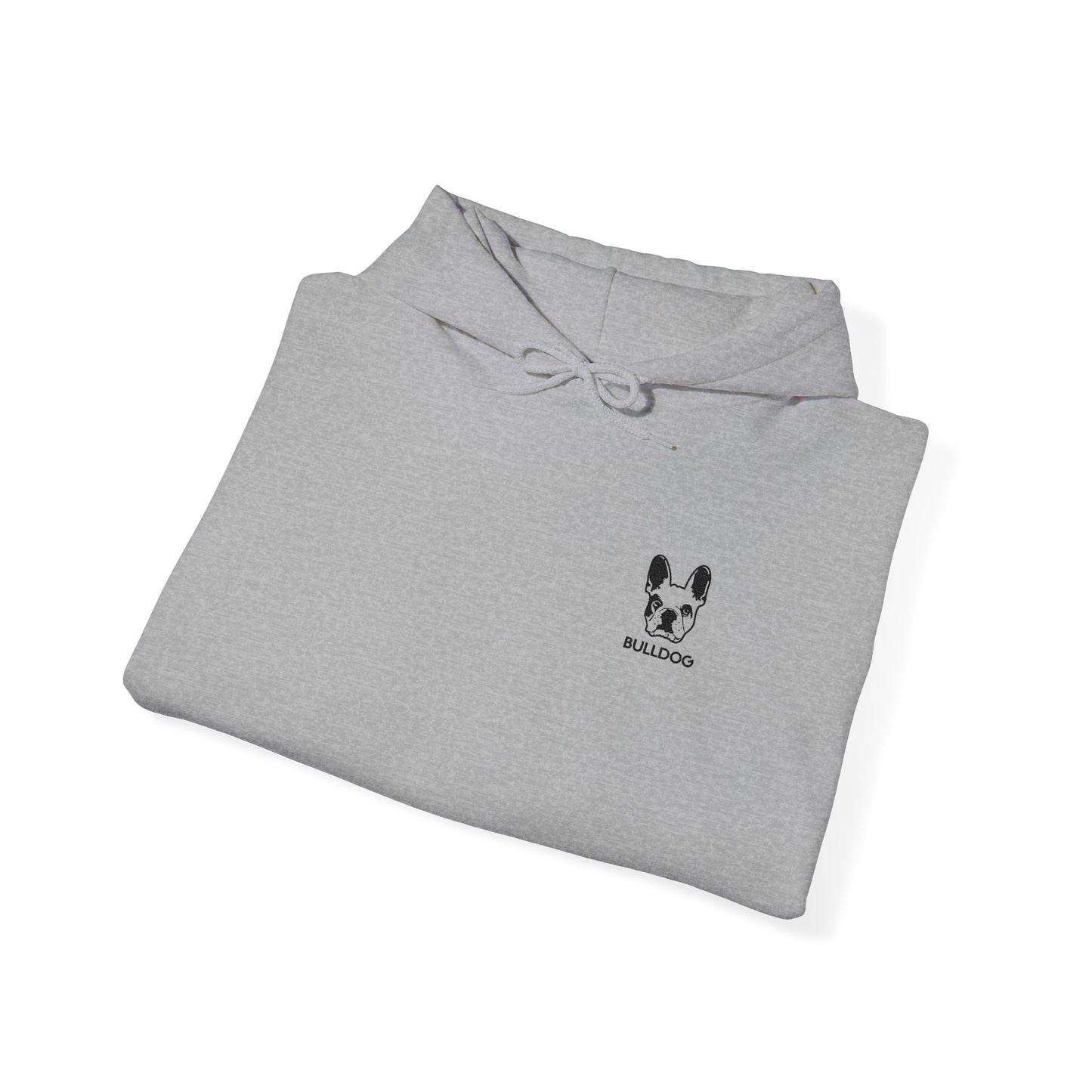 Embroidered French Bulldog Hoodie