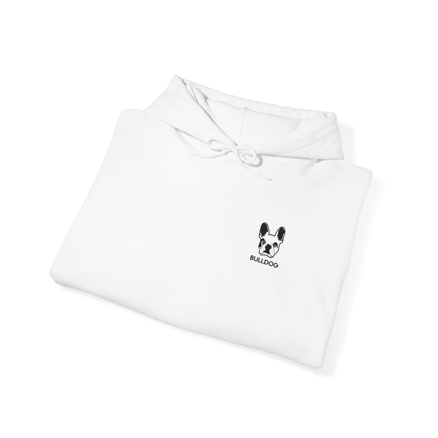 Embroidered French Bulldog Hoodie