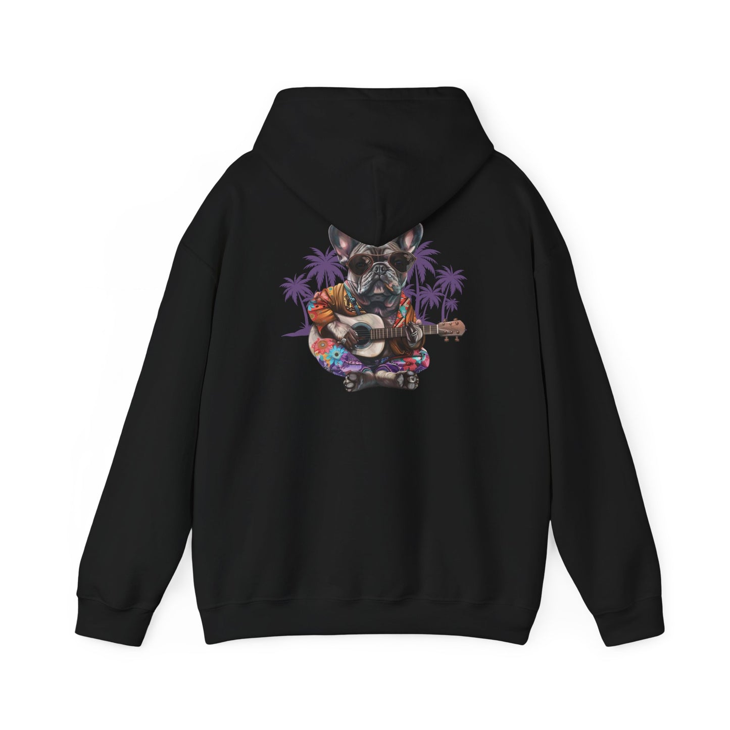 Palm Tree Chillin' French Bulldog Hoodie