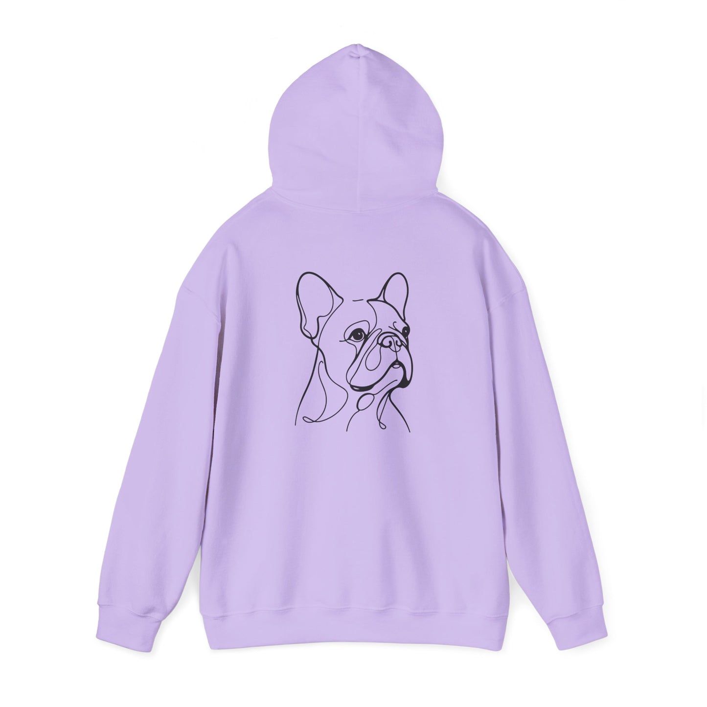 French Bulldog Elegant Drawing Hoodie