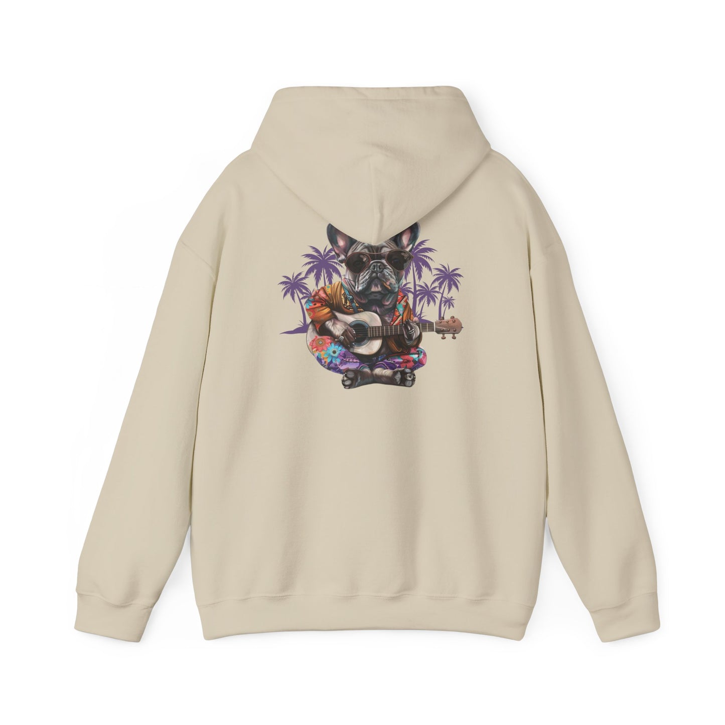 Palm Tree Chillin' French Bulldog Hoodie