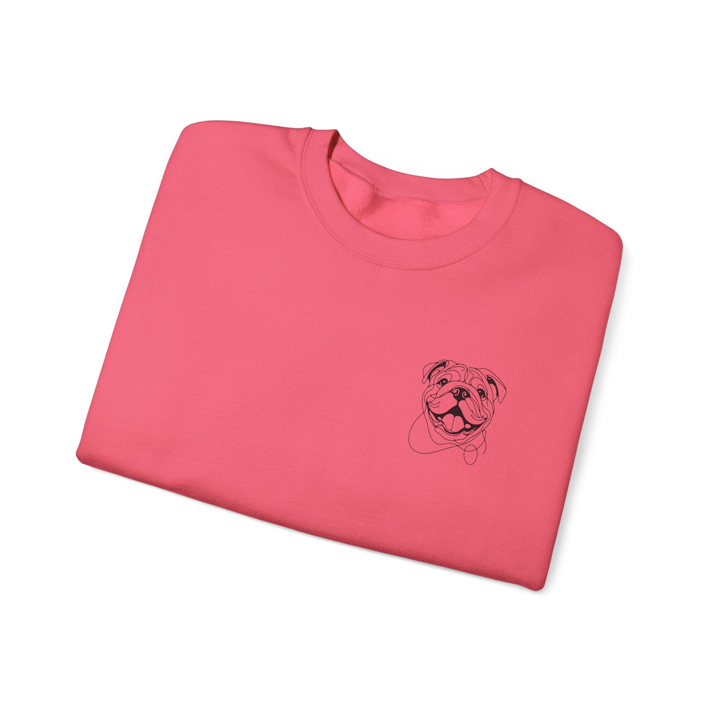 Cute Bulldog Crewneck Sweatshirt