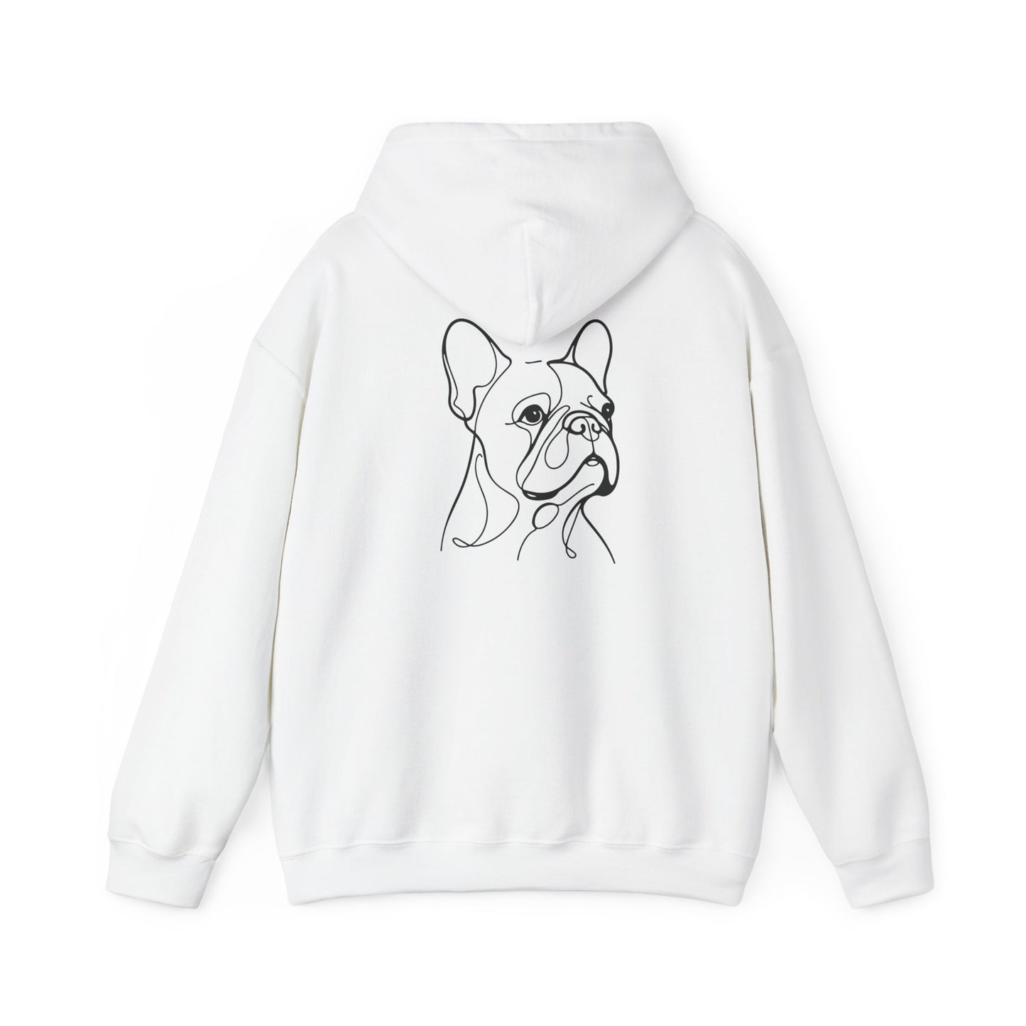 French Bulldog Elegant Drawing Hoodie
