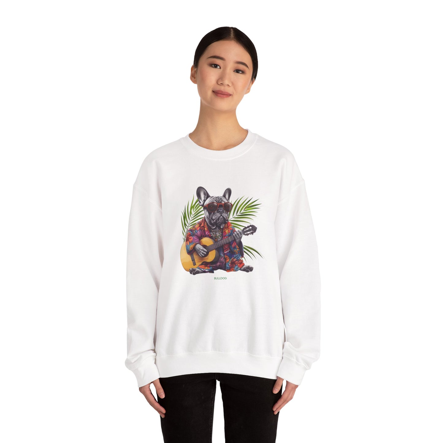Shady Palm French Bulldog Crewneck Sweatshirt
