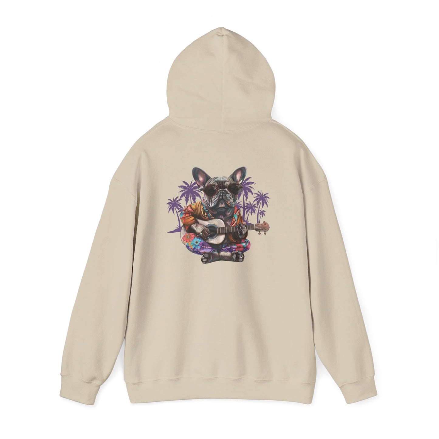 Palm Tree Chillin' French Bulldog Hoodie