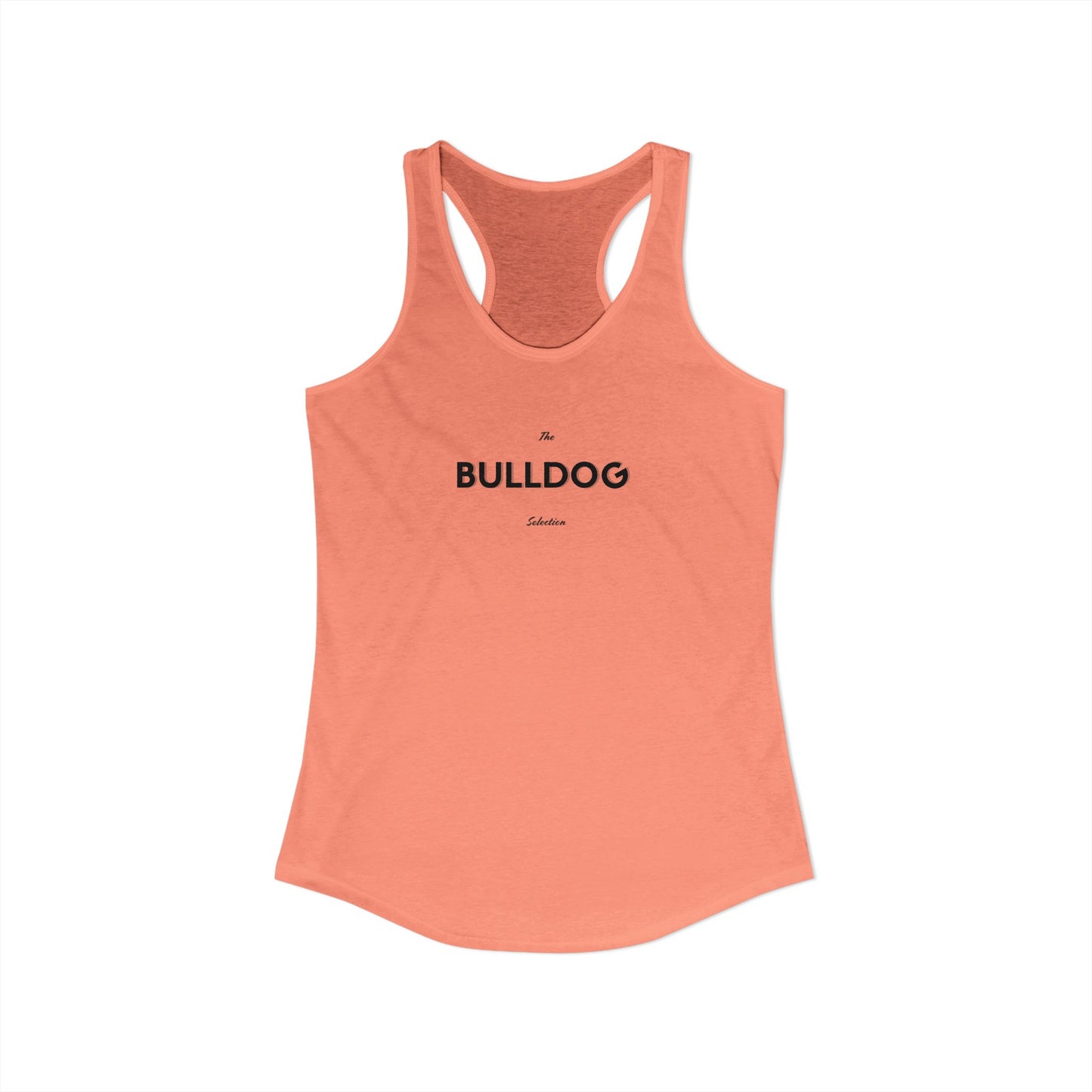 "The Bulldog Selection" Women's Racerback Tank