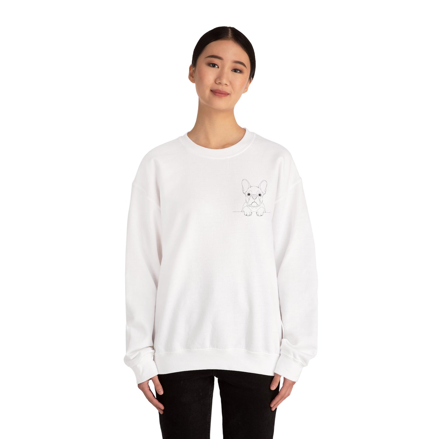 Frenchie in my Pocket Crewneck Sweatshirt