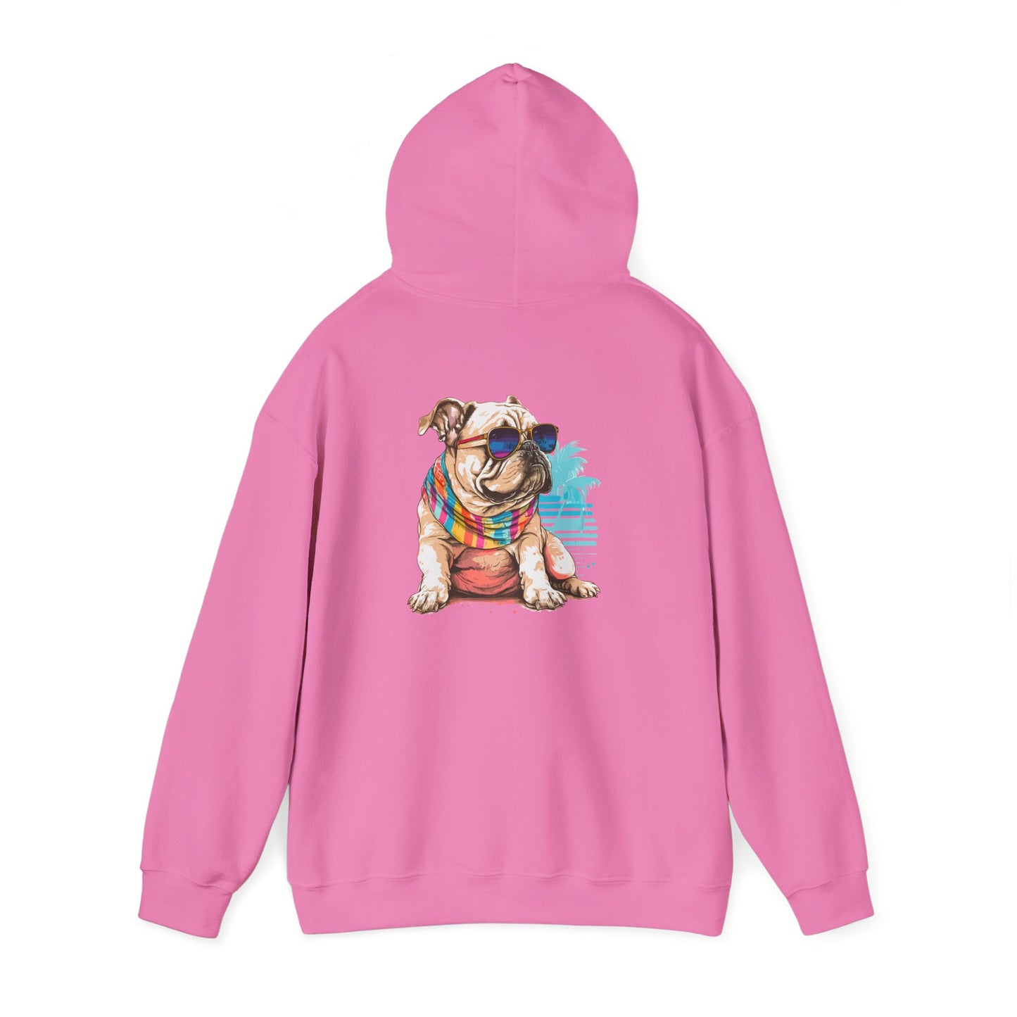 Beach Bum English Bulldog Hoodie