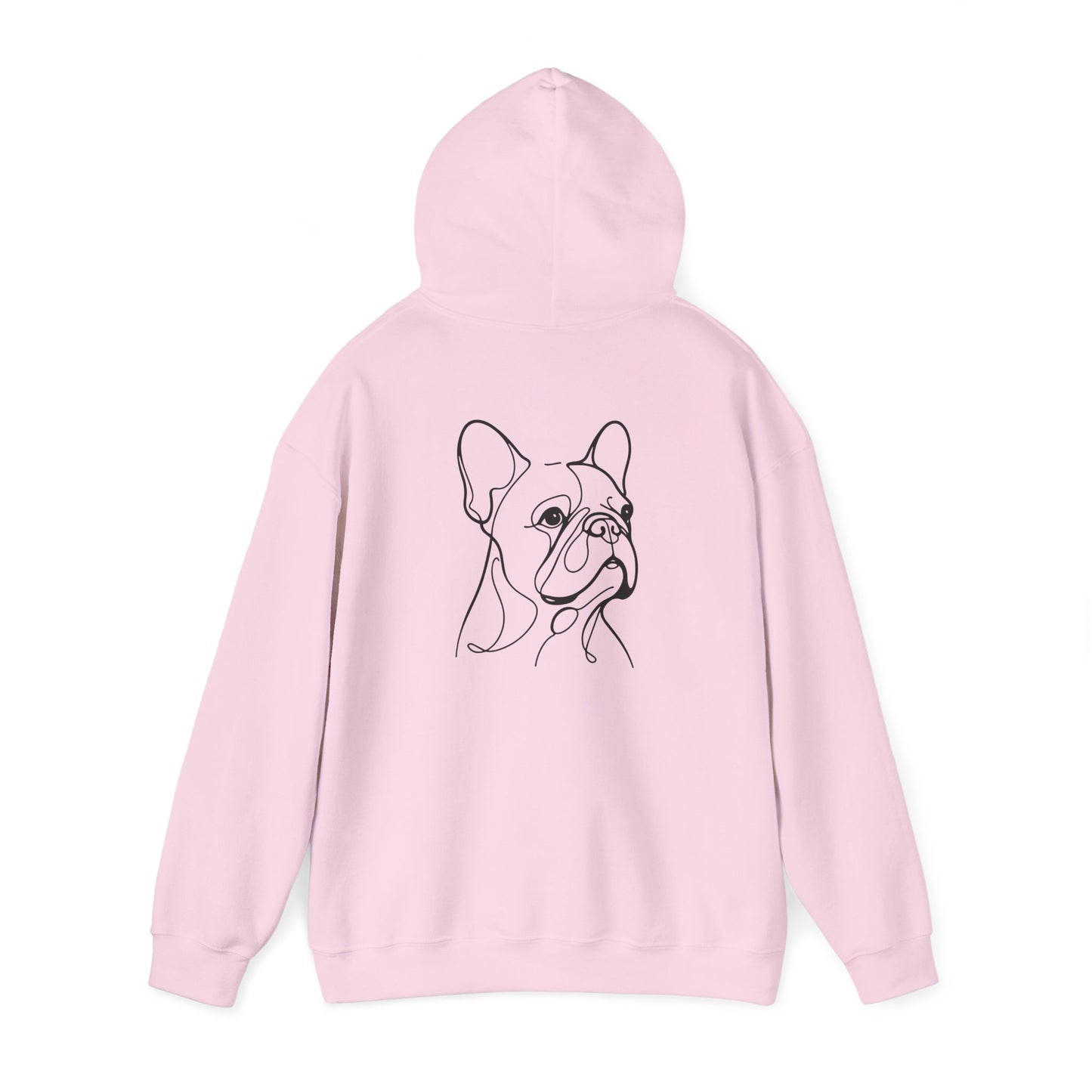 French Bulldog Elegant Drawing Hoodie