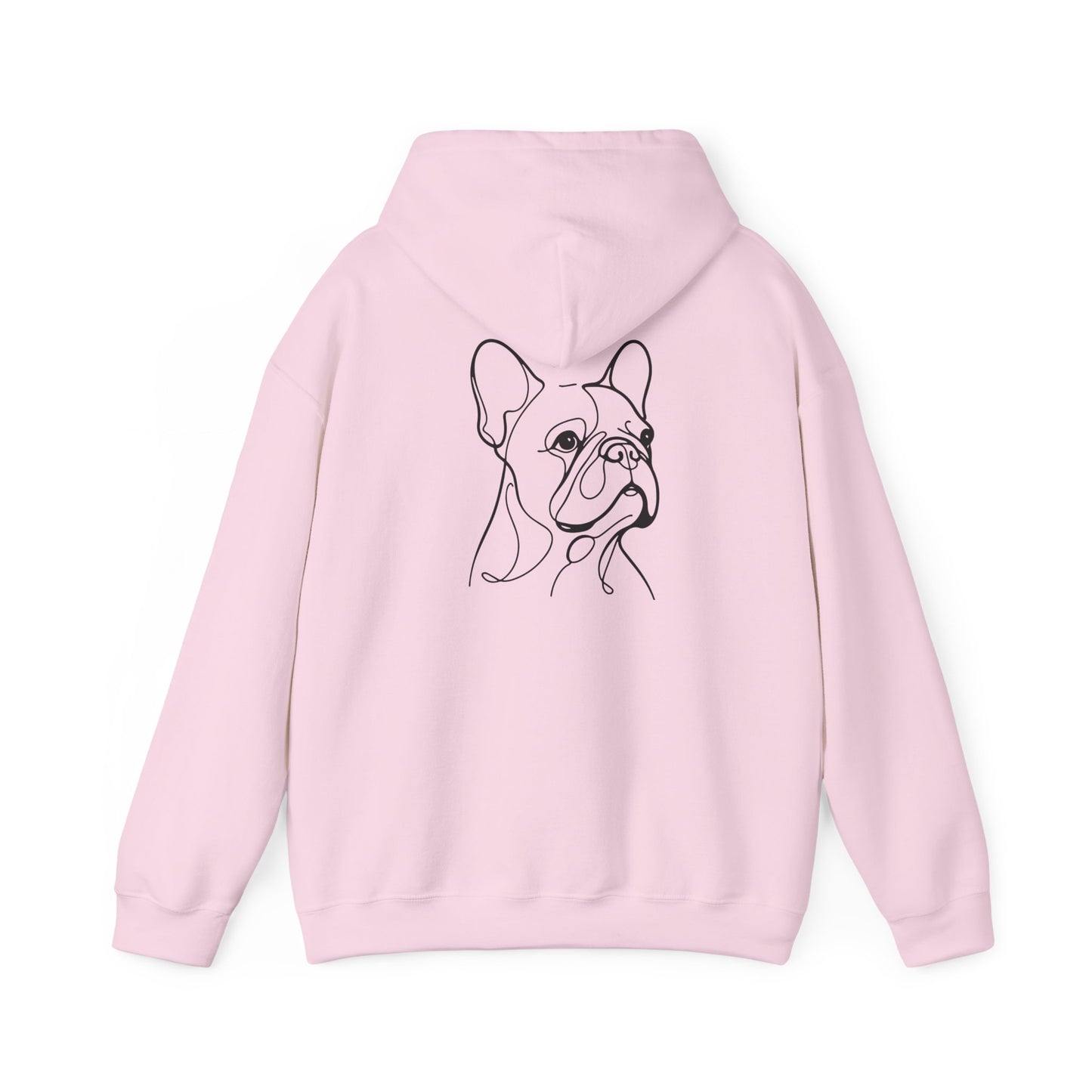 French Bulldog Elegant Drawing Hoodie
