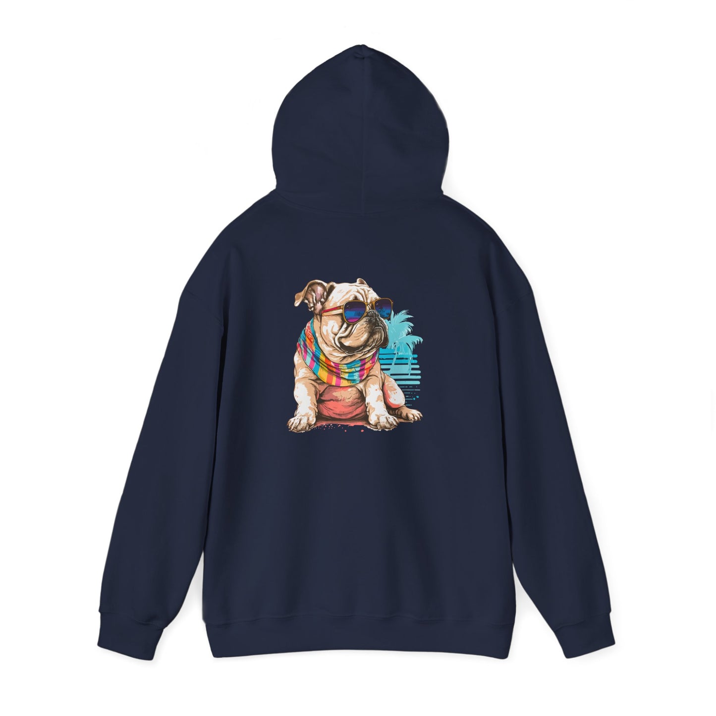 Beach Bum English Bulldog Hoodie