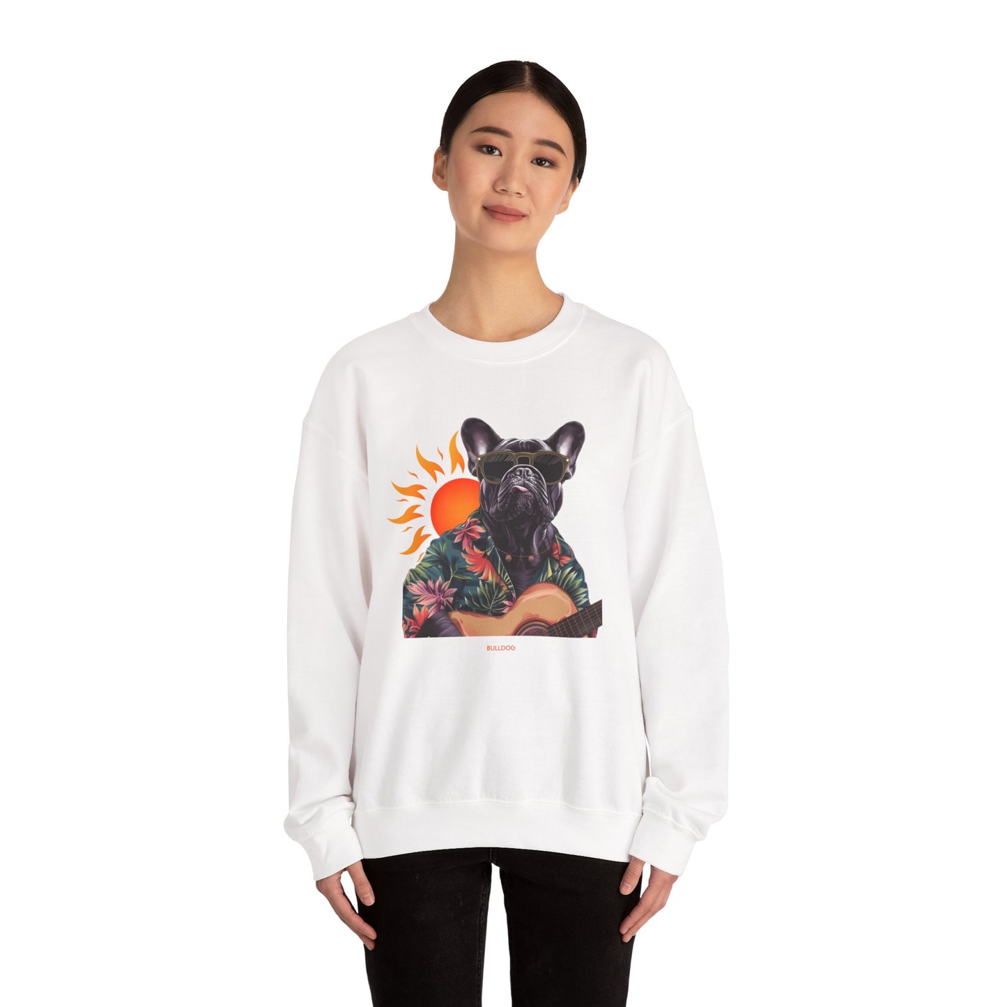 Vibe on 10 French Bulldog Crewneck Sweatshirt