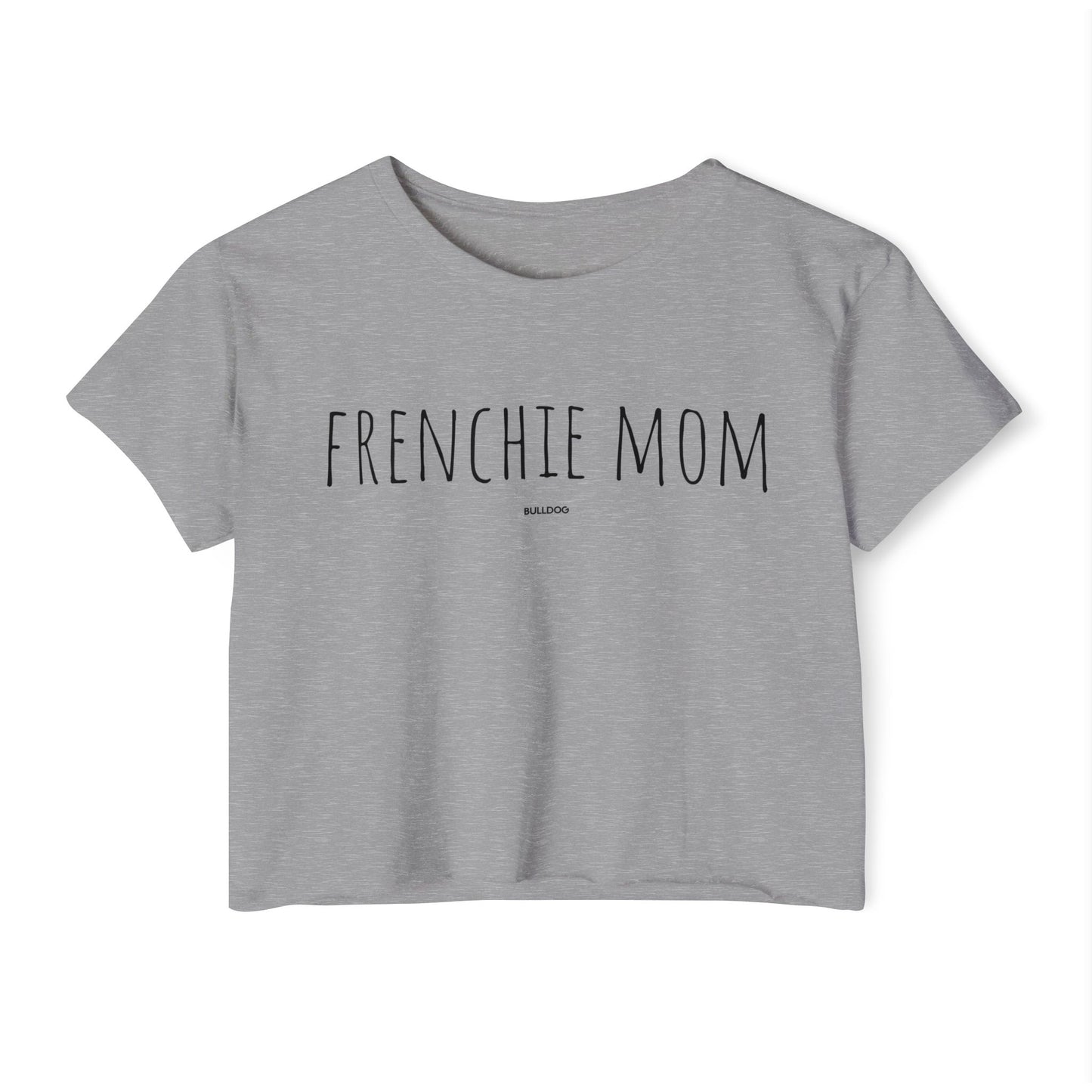 "Frenchie Mom" Women's Festival Crop Top